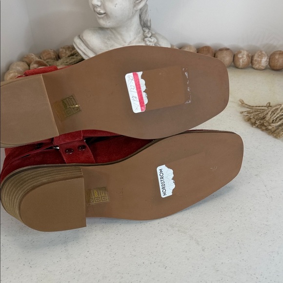 Jeffery Campbell/Waylon Harness Boot (Women)Tomato Red Size 7.5 NWOB - Picture 7 of 11